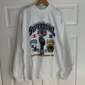 Vintage made in USA 2000 Super Bowl crew neck